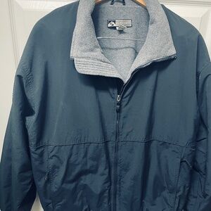 Black/Grey , Warm Up, Cosy , Fleece Lined Jacket XL